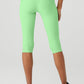 Alosoft High Rise Iconic 90'S Capri — Ultramint Heather