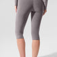 Washed Alosoft High Rise Iconic 90's Capri — Cool Grey Wash