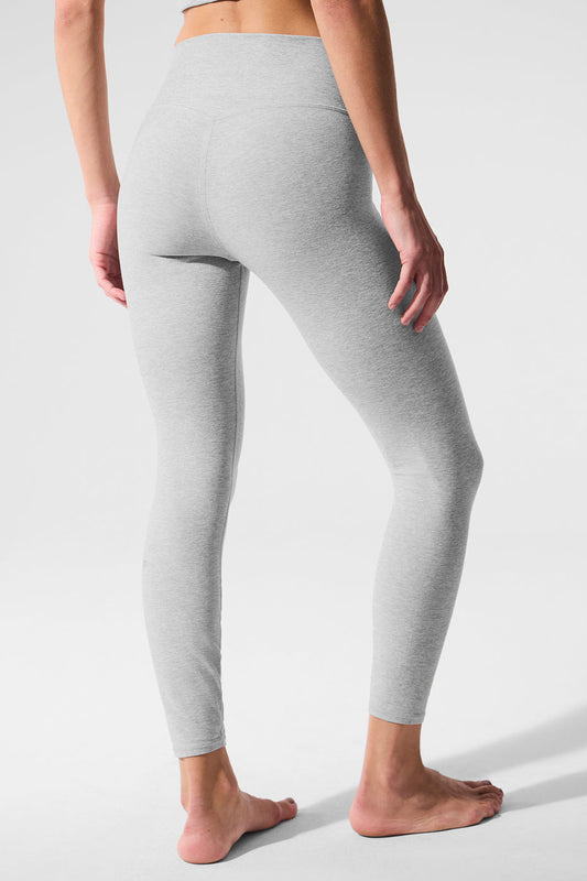 Alosoft High Rise 7/8 Highlight Leggings — Athletic Heather Grey