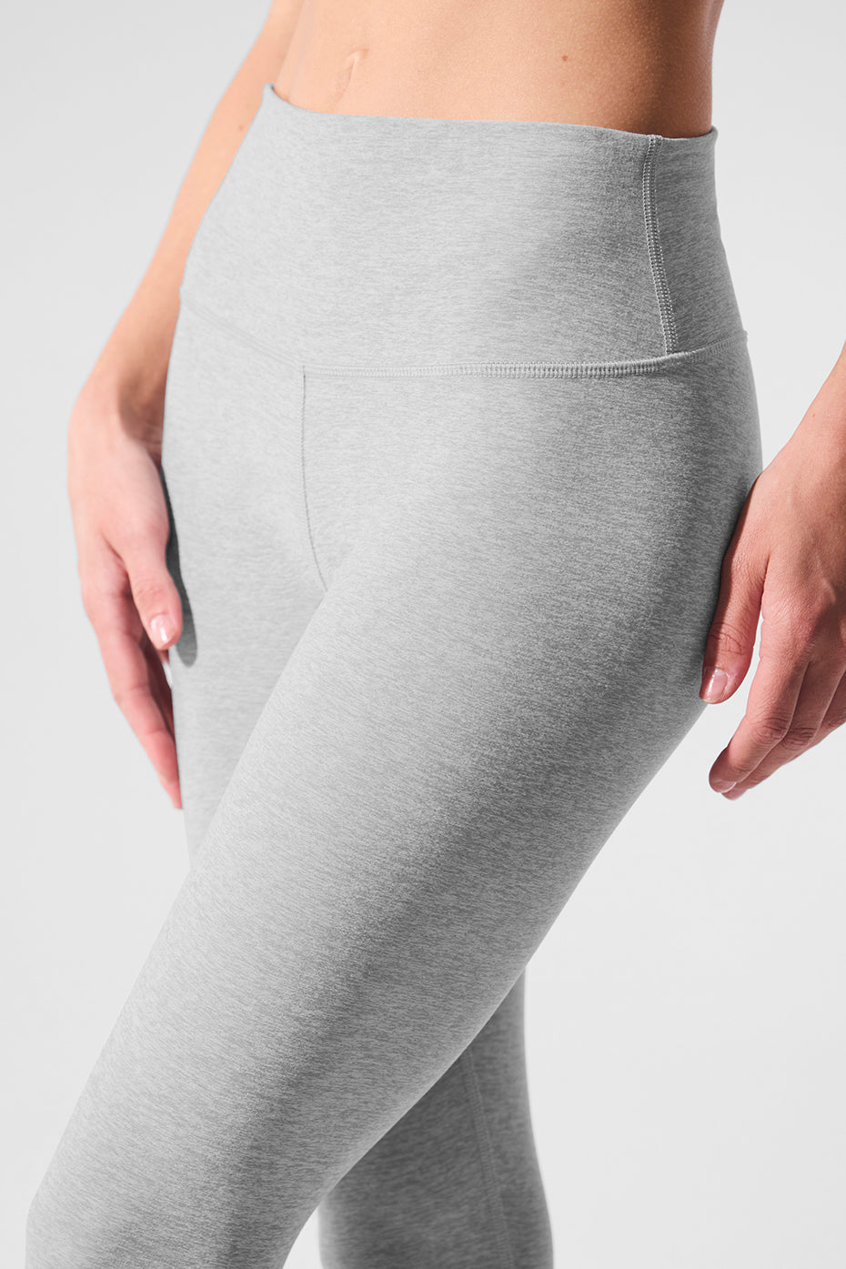 Alosoft High Rise 7/8 Highlight Leggings — Athletic Heather Grey
