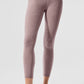 Alosoft High Rise 7/8 Highlight Leggings — Dark Pink Quartz Heather