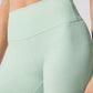 Alosoft High Rise 7/8 Highlight Leggings — Spearmint Heather