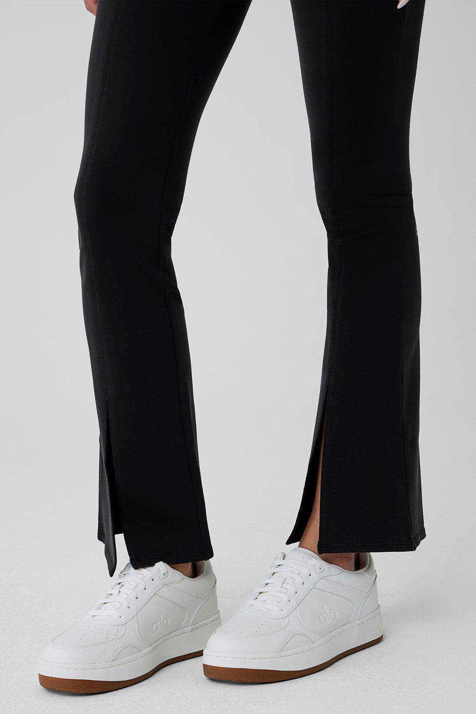Airbrush 7/8 High Rise Flutter Leggings — Black