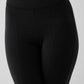 Airbrush 7/8 High Rise Flutter Leggings — Black