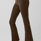 Airbrush High Rise 7/8 Flutter Leggings — Espresso