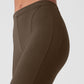 High Rise 7/8 Zip It Flare Leggings — Espresso