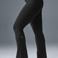 Airbrush High Rise Bootcut Leggings — Black