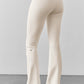 Airbrush High Rise Bootcut Leggings — Ivory