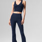 Airbrush High Rise Bootcut Leggings — Navy