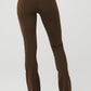 Airbrush High Rise Bootcut Leggings — Espresso