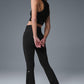 Airbrush High Rise 7/8 Bootcut Leggings — Black