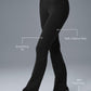 Airbrush High Rise 7/8 Bootcut Leggings — Black