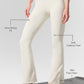 Airbrush High Rise 7/8 Bootcut Leggings — Ivory