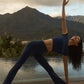 Airbrush High Rise 7/8 Bootcut Leggings — Navy