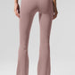 Airbrush High Rise 7/8 Bootcut Leggings — Taupe