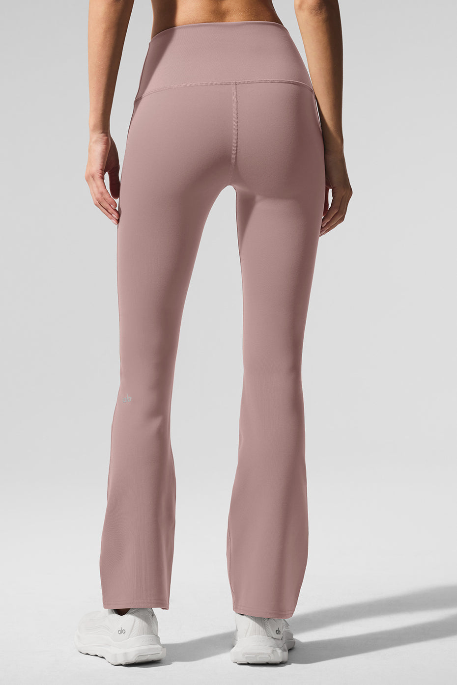 Airbrush High Rise 7/8 Bootcut Leggings — Taupe