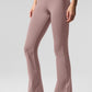 Airbrush High Rise 7/8 Bootcut Leggings — Taupe