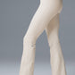 Airbrush High Rise 7/8 Bootcut Leggings — Oat Milk