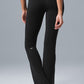Airbrush Low — Rise Bootcut Leggings — Black