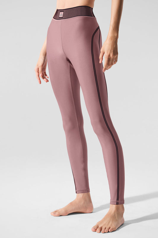 Airlift High Rise 7/8 Line Up Leggings — Smoky Quartz