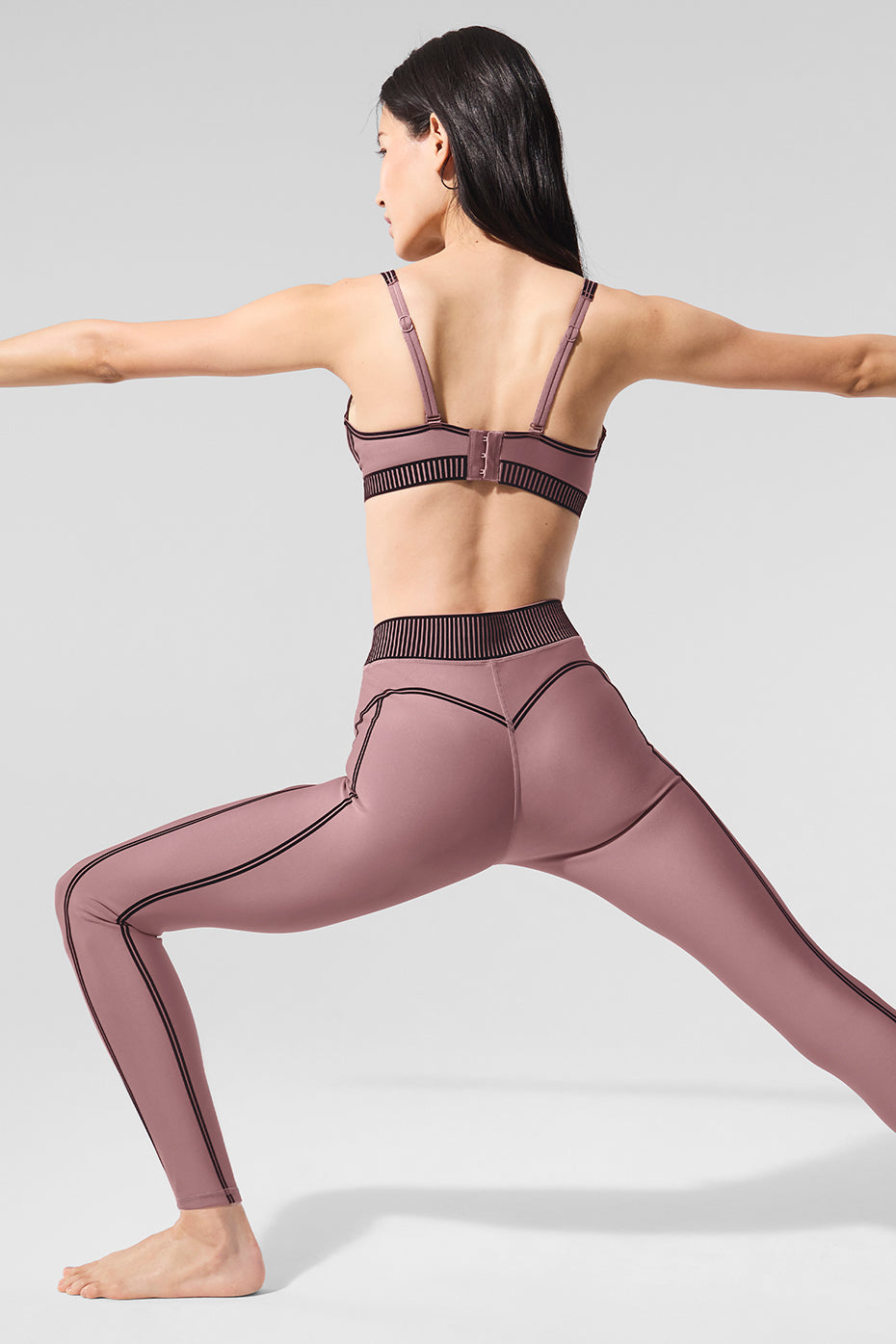 Airlift High Rise 7/8 Line Up Leggings — Smoky Quartz