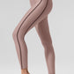 Airlift High Rise 7/8 Line Up Leggings — Taupe