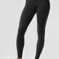 Airbrush Winter Warm High Rise Nocturne Leggings — Black