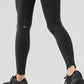 Airbrush Winter Warm High Rise Nocturne Leggings — Black