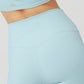 Airbrush Winter Warm High Rise Nocturne Leggings — Chalk Blue