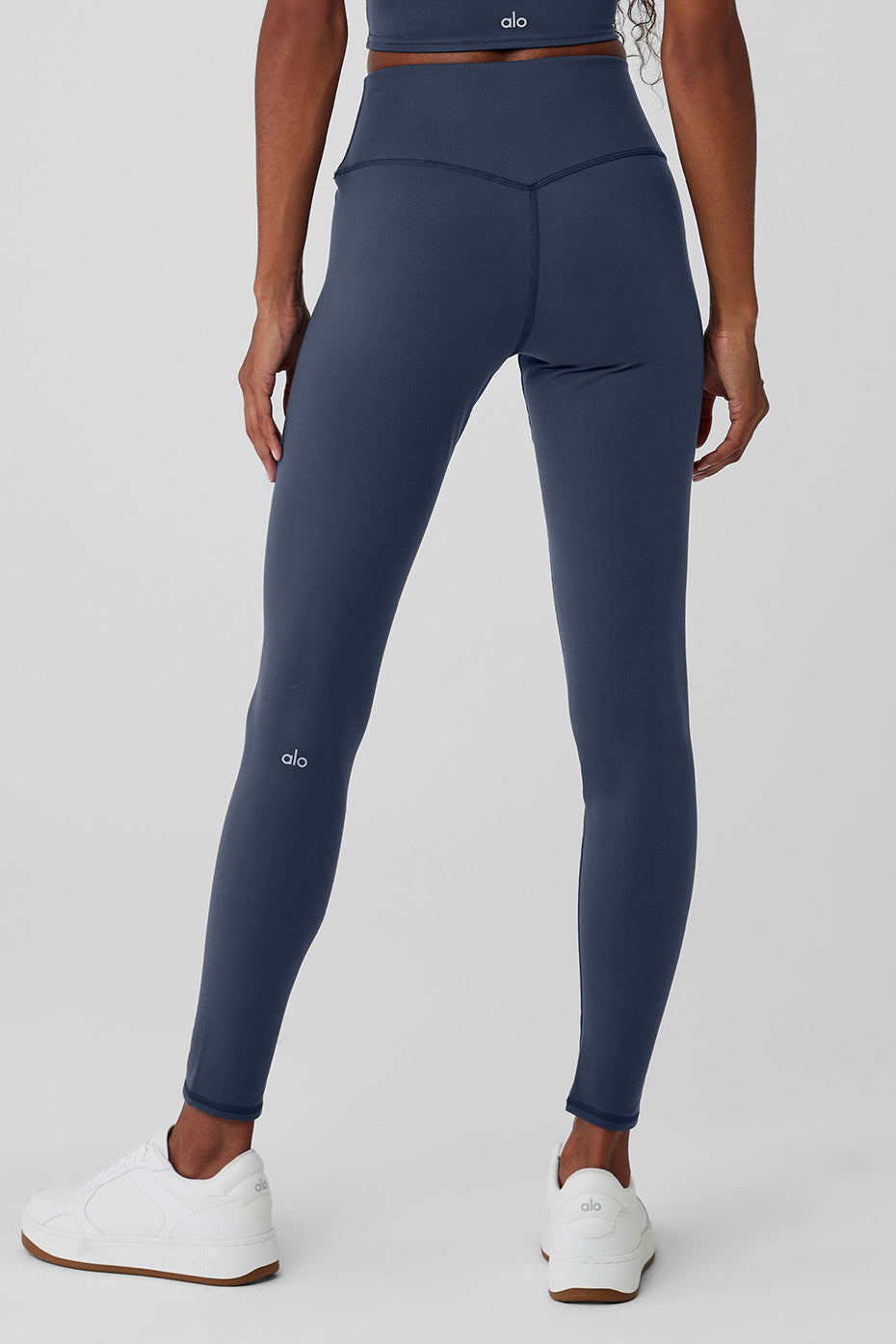 Airbrush Winter Warm High Rise Nocturne Leggings — Navy