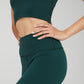 Airbrush Winter Warm High Rise Nocturne Leggings — Midnight Green