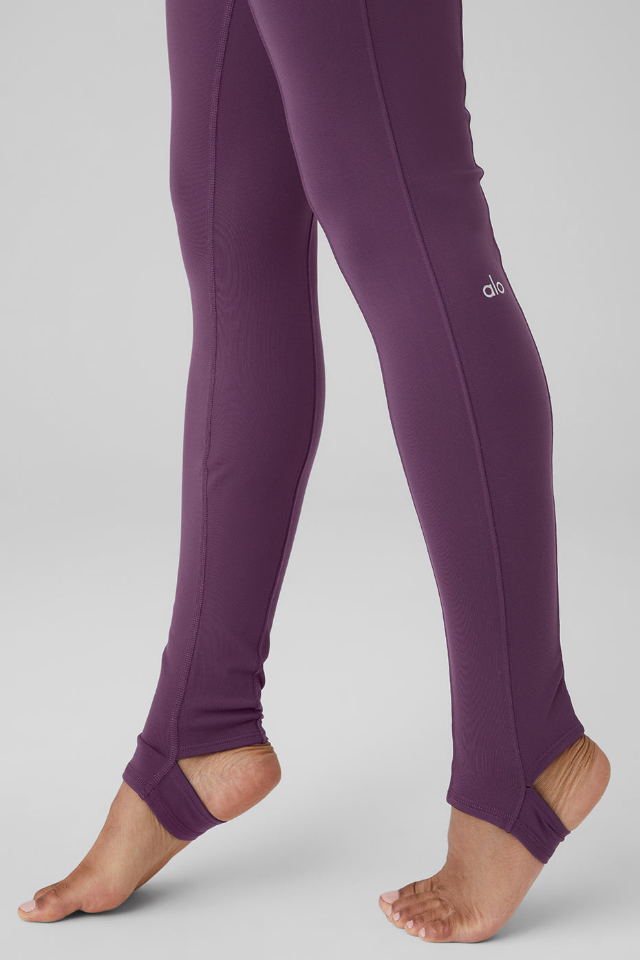Airbrush High Rise Enso Leggings — Dark Plum