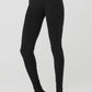 Airbrush High Rise Highlight Goddess Leggings — Black