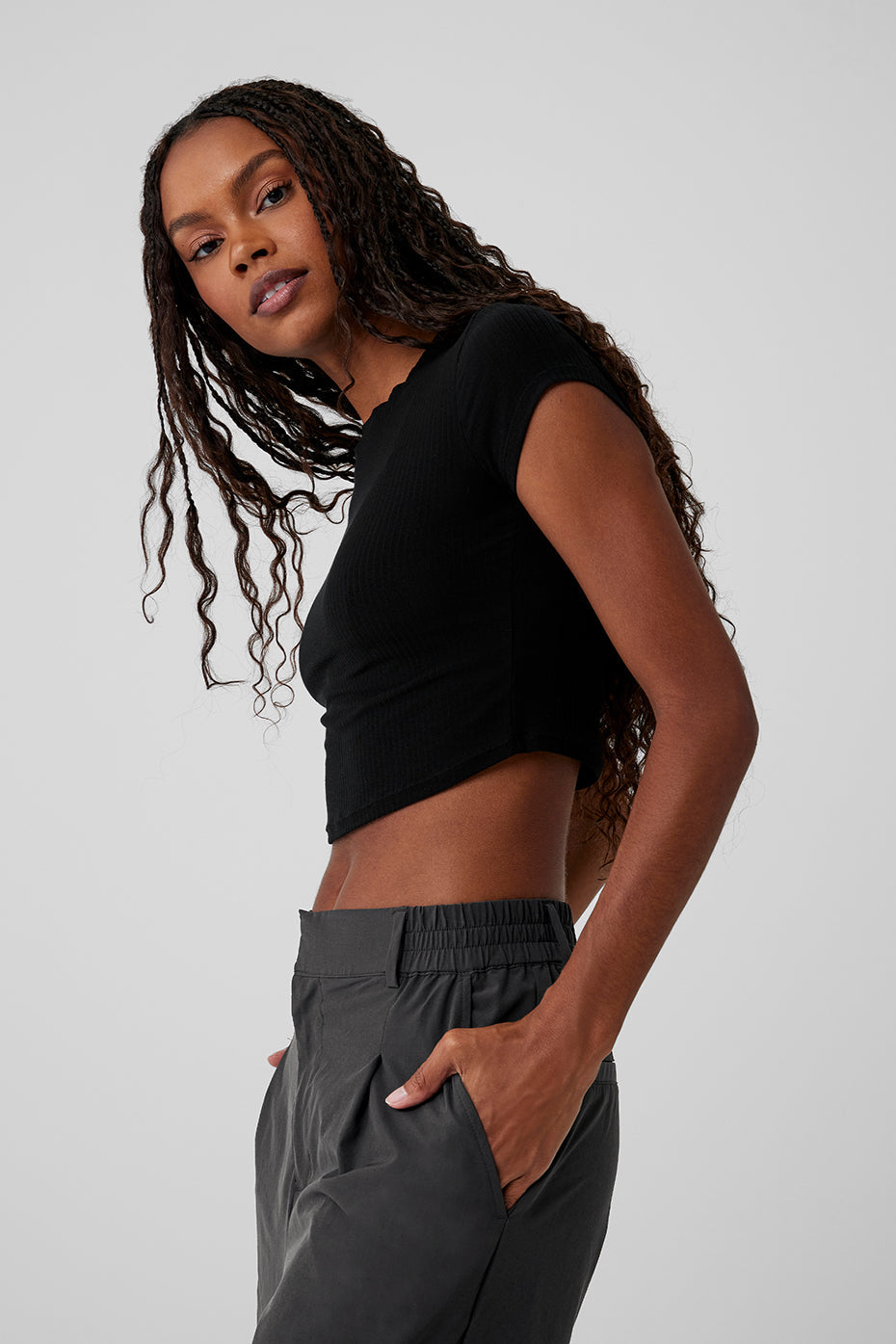 High Rise Pursuit Trouser — Anthracite