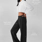 Mid Rise Showdown Trouser — Black