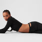 Mid Rise Showdown Trouser — Black
