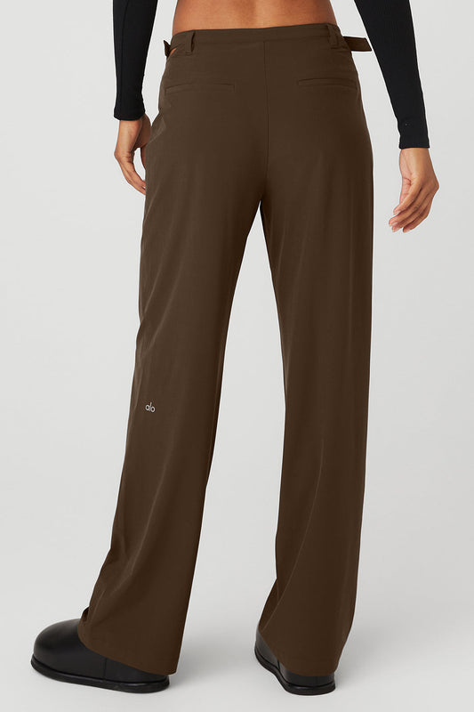 Mid Rise Showdown Trouser — Espresso