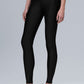 Airlift Winter Warm High Rise Leggings — Black