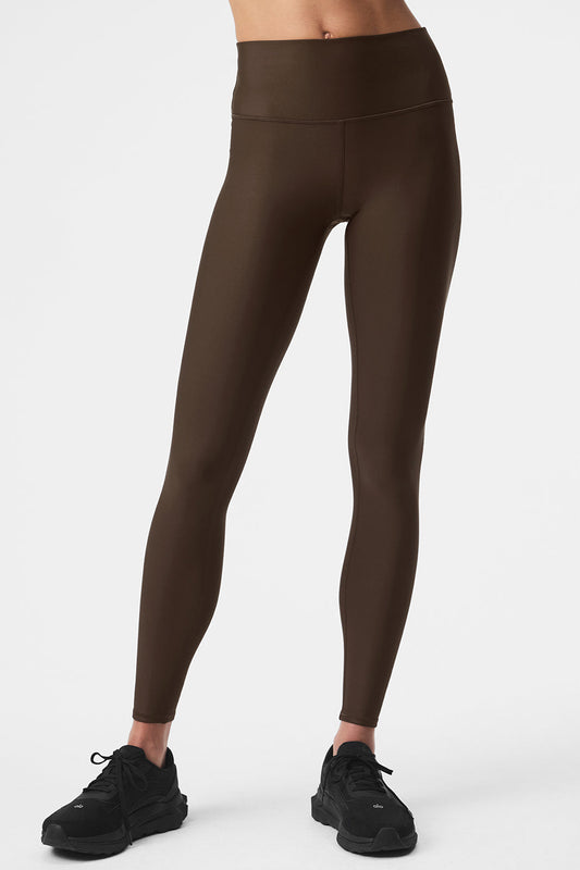 Airlift Winter Warm High Rise Leggings — Espresso