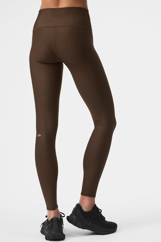 Airlift Winter Warm High Rise Leggings — Espresso