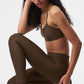 Airlift Winter Warm High Rise Leggings — Espresso