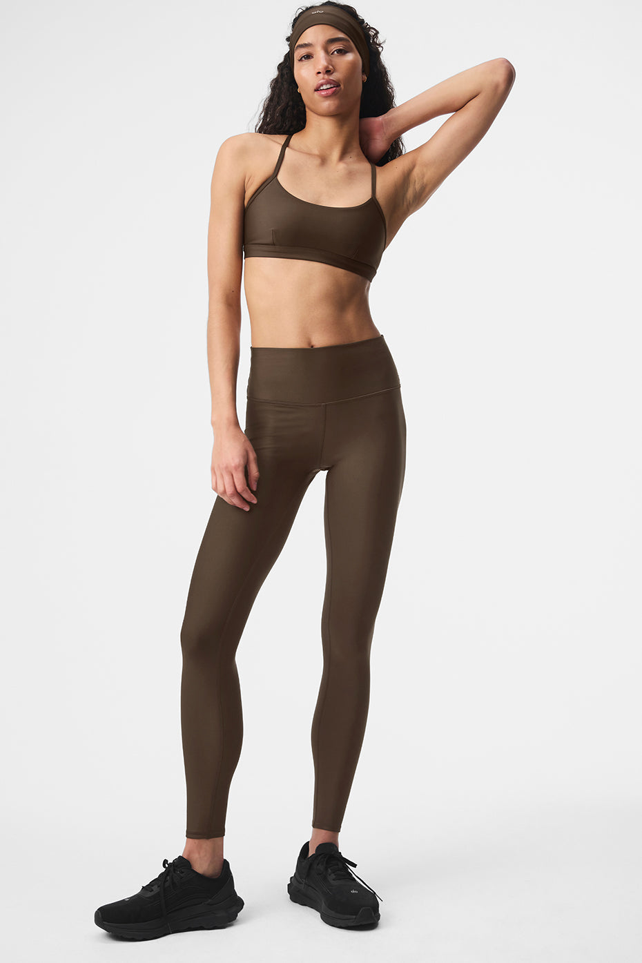 Airlift Winter Warm High Rise Leggings — Espresso