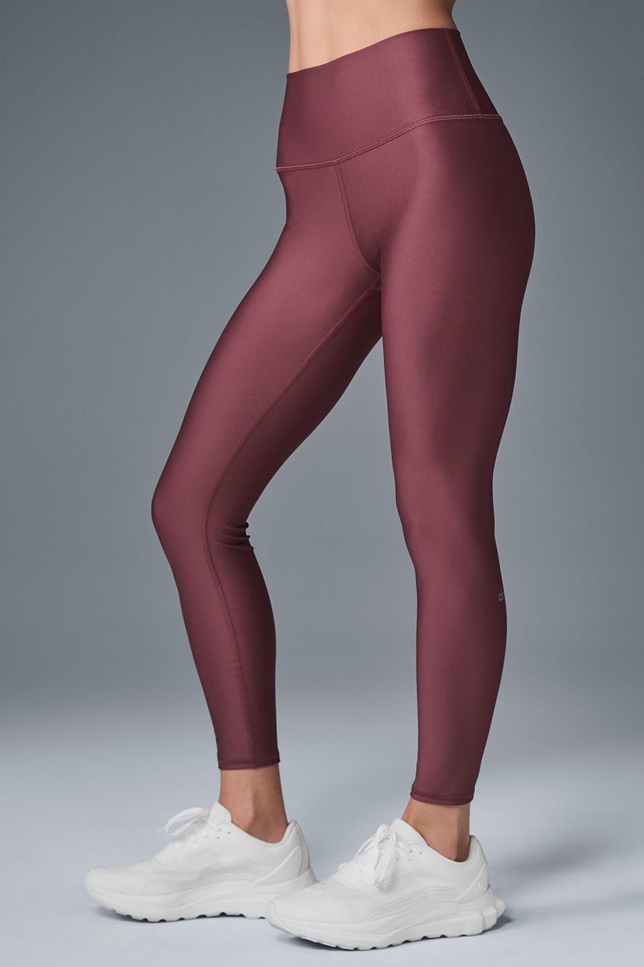 Airlift Winter Warm High Rise Leggings — Burgundy Truffle