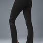 Airbrush High Rise Kick — Back Leggings — Black