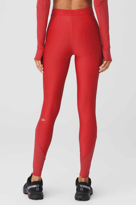Airlift High Rise Ballet Dream Leggings — Classic Red