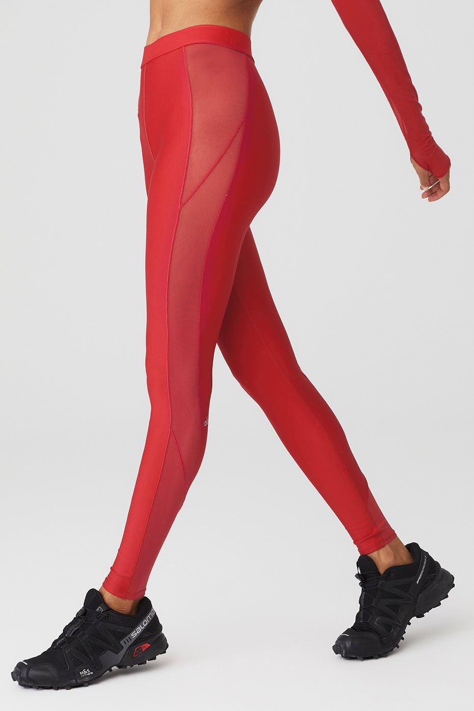 Airlift High Rise Ballet Dream Leggings — Classic Red