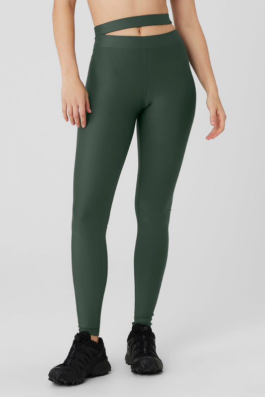 Airlift High Rise All Access Leggings — Dark Cactus