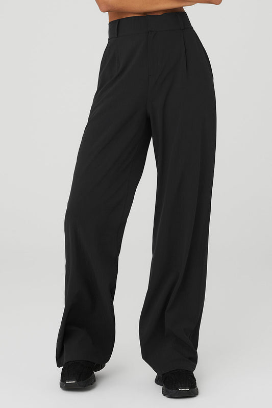High Rise Dreamscape Trouser (Long) — Black