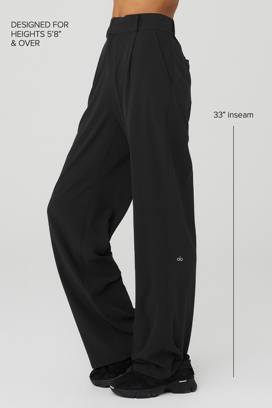 High Rise Dreamscape Trouser (Long) — Black