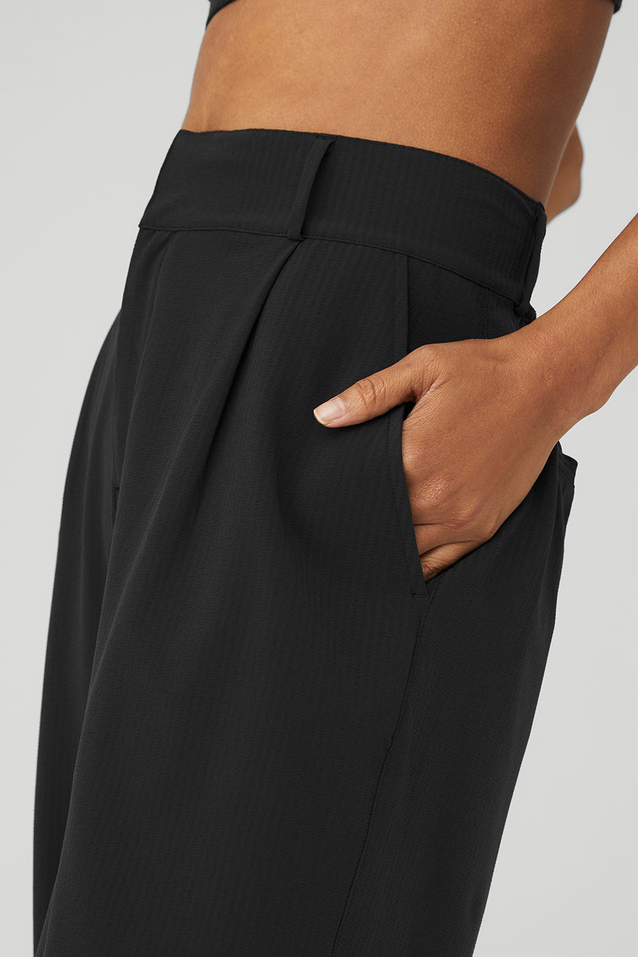High Rise Dreamscape Trouser (Long) — Black